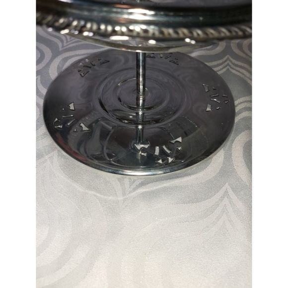 SILVER Plated condiments Spinner fits 5 - Picture 3 of 6